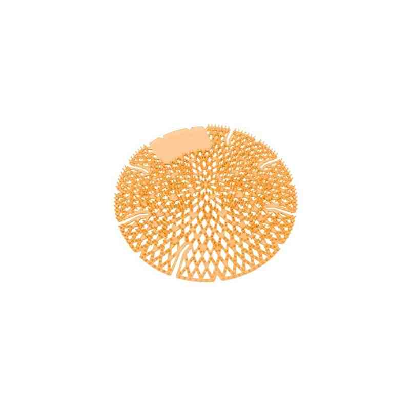 BIG D Diamond 3D/Pearl Urinal Screen 10/pk Lt Orange - Sunburst - [Cleaning Supplies Canada Discounts] - 624 - [DefendUse.com]