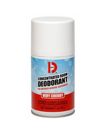 BIG D 455 Room Deodorant, Aerosol Concentrated, 7.5oz, Cherry Scent, Case of 12 - [DefendUse.com] - 455 - Big D®