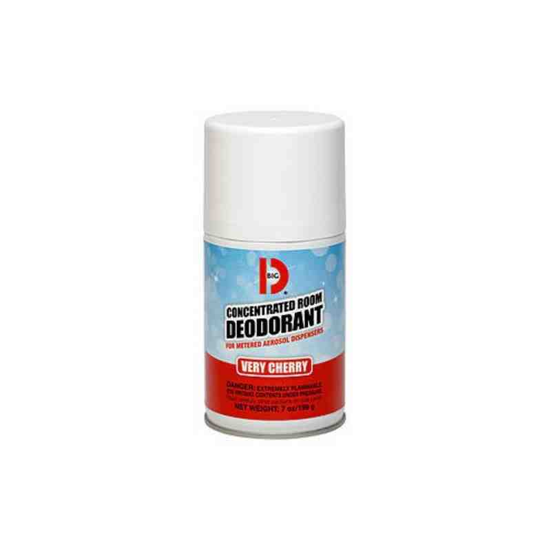 BIG D 455 Room Deodorant, Aerosol Concentrated, 7.5oz, Cherry Scent, Case of 12 - [DefendUse.com] - 455 - Big D®