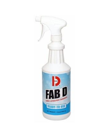 BIG D  222 Fab D, Fabric & Upholstery Deodorizer, 1qt, Case of 12/pk - [DefendUse.com] - 222 - Big D®