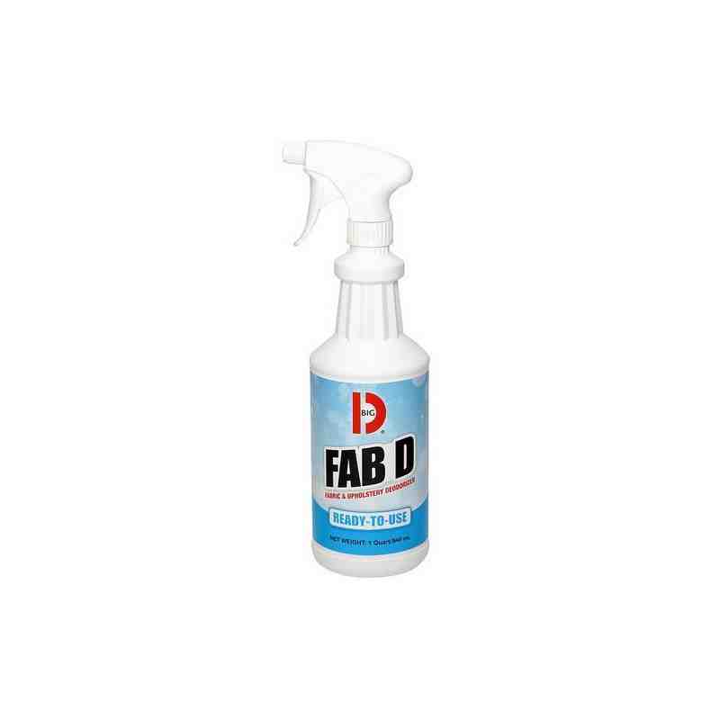 BIG D  222 Fab D, Fabric & Upholstery Deodorizer, 1qt, Case of 12/pk - [DefendUse.com] - 222 - Big D®