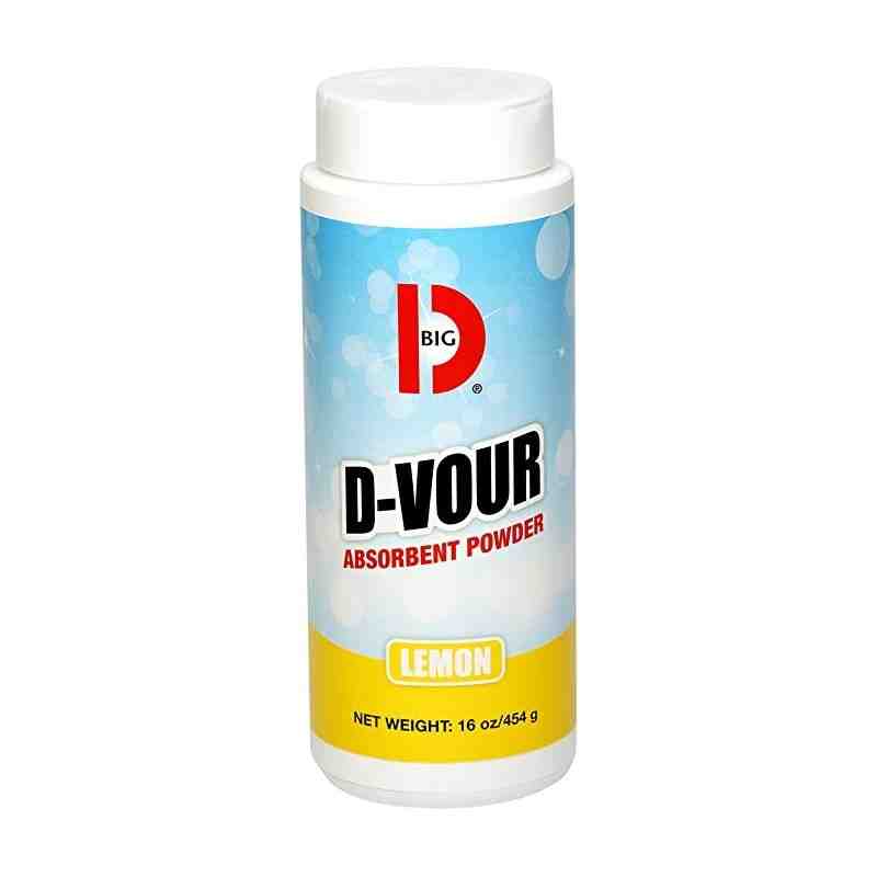 BIGD 166 D'Vour Absorbent Powder 1 lb. Can 6/pk - Lemon - [DefendUse.com] - 166 - Big D®