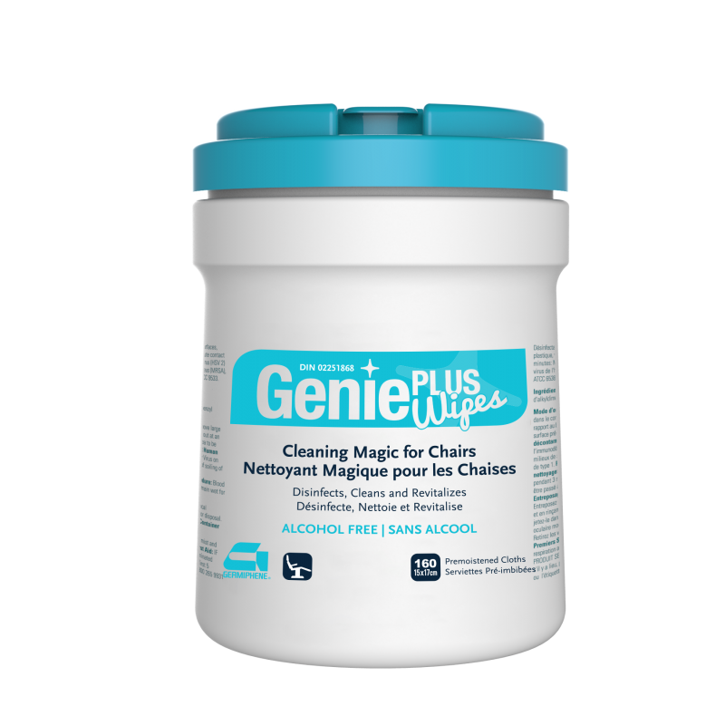 GERMIPHENE  Cleaners & Disinfectants - Genie Plus Chair Cleaner, 160 Count Container Size: 4 L - 1