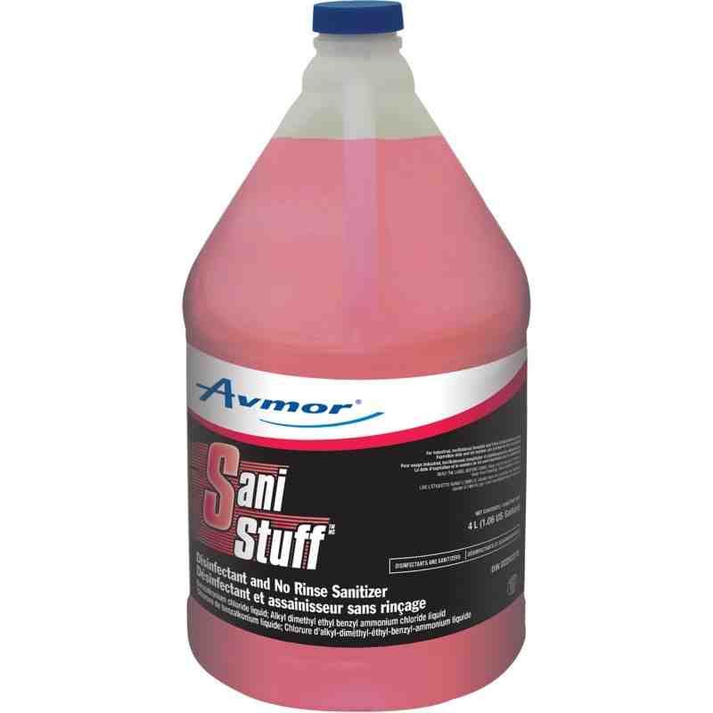 AVMOR 2036278001 Sani Stuff No-Rinse Disinfectant Cleaner, Jug Container Size: 4 L - [DefendUse.com] - 2036278001 - Avmor