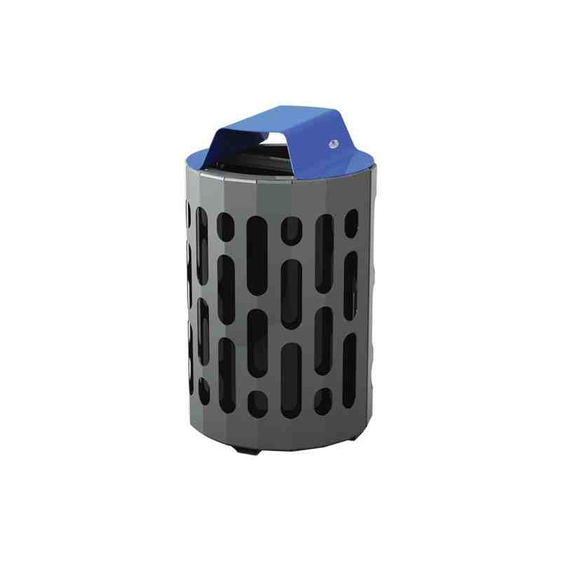 FROST 2020  Stingray Waste Receptacles, Metal, 42 US gal., Length: 23 - [DefendUse.com] - 2020-BLUE - Frost Commercial Cleaning