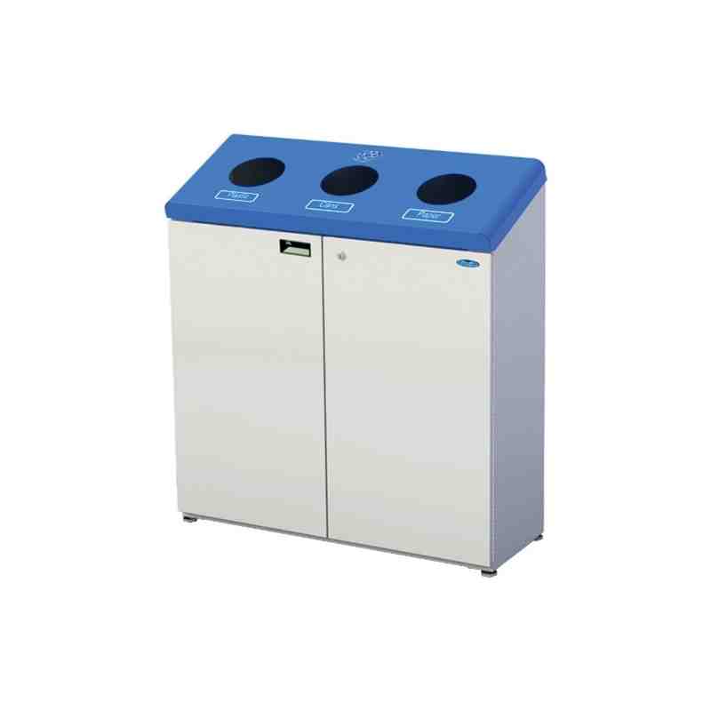 FROST Stand Alone Recycling Stations, Bulk, Steel, 53.1 US Gal., Bag Size: 30  x 38 - [DefendUse.com] - 316 - Frost Commercial C