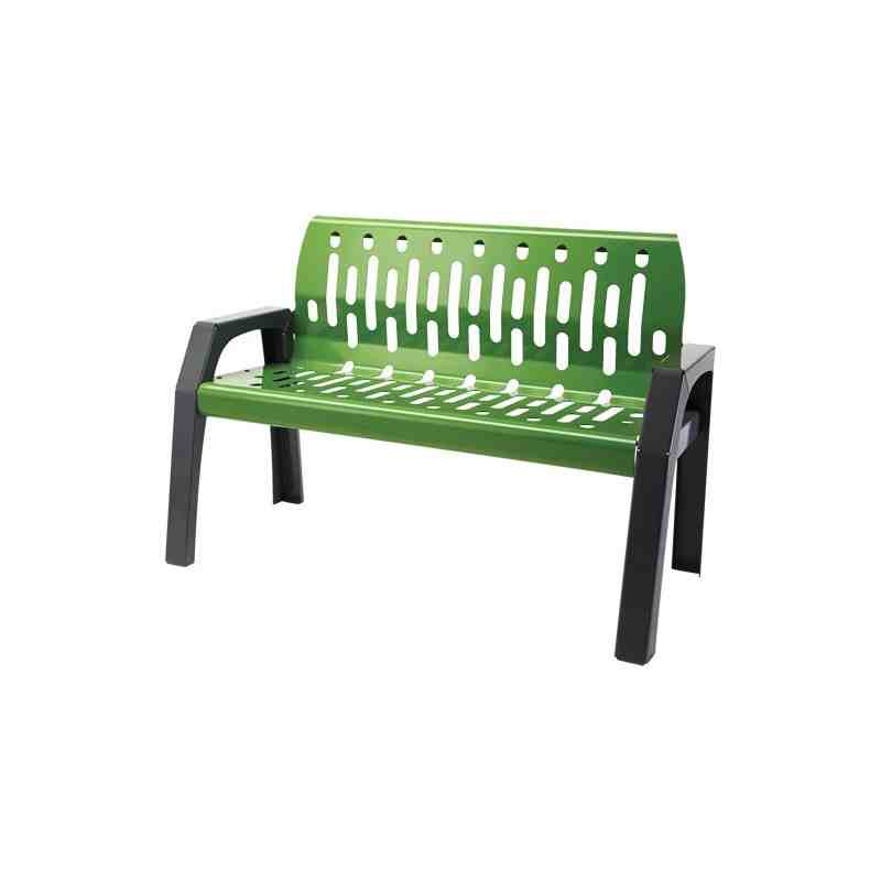 FROST Stream Benches, Steel, 48  L x 48  W x 34  H, Green,Depth: 25 - [DefendUse.com] - 2040-GREEN - Frost Commercial Cleaning