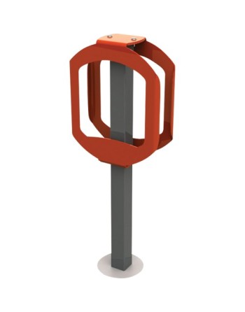 FROST Bike Stop Bike Racks, Steel, 2 Bike Capacity,Description: Red - [DefendUse.com] - 2070-RED - Frost Commercial Cleaning