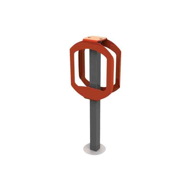 FROST Bike Stop Bike Racks, Steel, 2 Bike Capacity,Description: Red - [DefendUse.com] - 2070-RED - Frost Commercial Cleaning