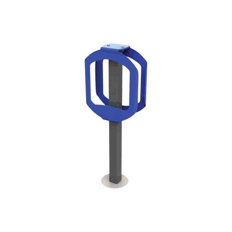 FROST 2070 Bike Stop Bike Racks, Steel, 2 Bike Capacity,Description: Blue - [DefendUse.com] - 2070-BLUE - Frost Commercial Clean