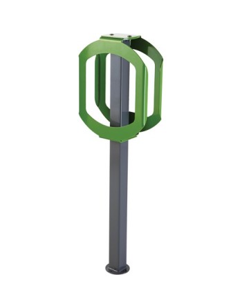 FROST 2070 Bike Stop Bike Racks, Steel, 2 Bike Capacity,Description: Green - [DefendUse.com] - 2070-GREEN - Frost Commercial Cle