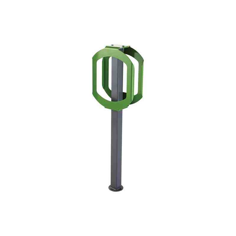 FROST 2070 Bike Stop Bike Racks, Steel, 2 Bike Capacity,Description: Green - [DefendUse.com] - 2070-GREEN - Frost Commercial Cle