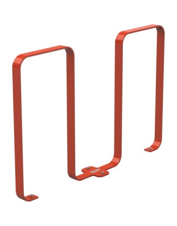 FROST The Linguini Bike Racks, Steel, 5 Bike Capacity,Colour: Red - [DefendUse.com] - 2080-RED - Frost Commercial Cleaning