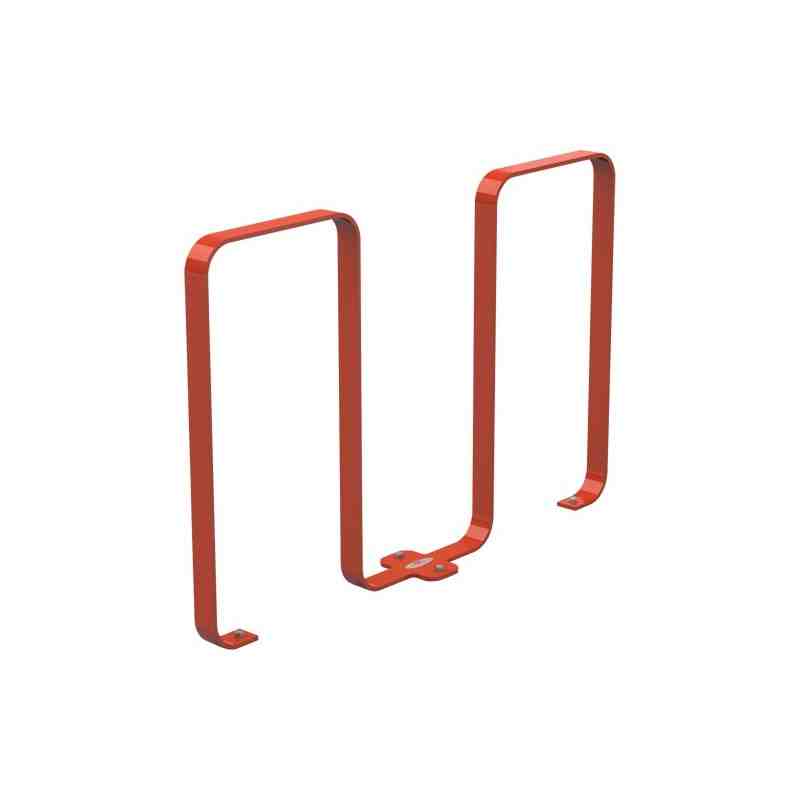 FROST The Linguini Bike Racks, Steel, 5 Bike Capacity,Colour: Red - [DefendUse.com] - 2080-RED - Frost Commercial Cleaning