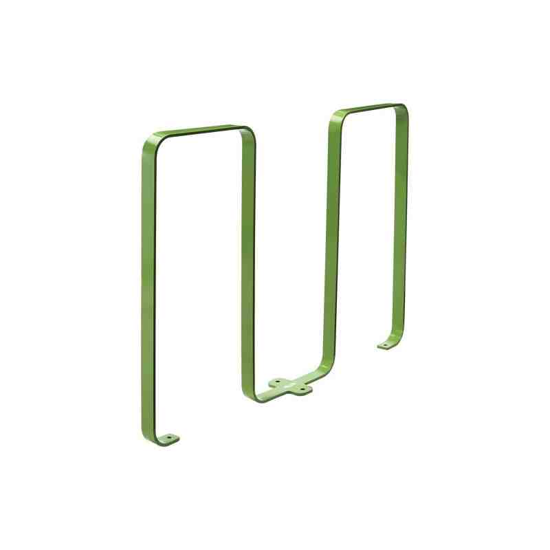 FROST 2080 The Linguini Bike Racks, Steel, 5 Bike Capacity,Colour: Green - [DefendUse.com] - 2080-GREEN - Frost Commercial Clean