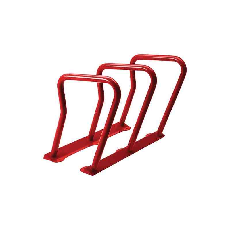 FROST 2090 Surf Bike Rack, Steel, 6 Bike Capacity,Colour: Red - [DefendUse.com] - 2090-RED - Frost Commercial Cleaning