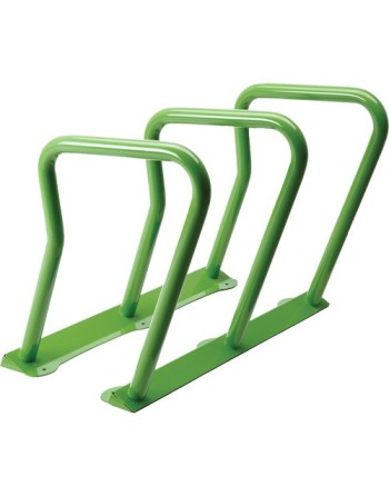 FROST 2090  Surf Bike Rack, Steel, 6 Bike Capacity,Colour: Green - [DefendUse.com] - 2090-GREEN - Frost Commercial Cleaning