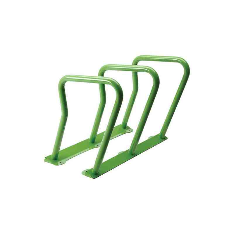 FROST 2090  Surf Bike Rack, Steel, 6 Bike Capacity,Colour: Green - [DefendUse.com] - 2090-GREEN - Frost Commercial Cleaning