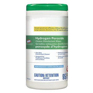 CLOROX, Wipes, Clorox Hydrogen Peroxide Cleaner Disinfectant Tub, 6/95ct, Price Per Case - [DefendUse.com] - 01456 - Clorox® Cle