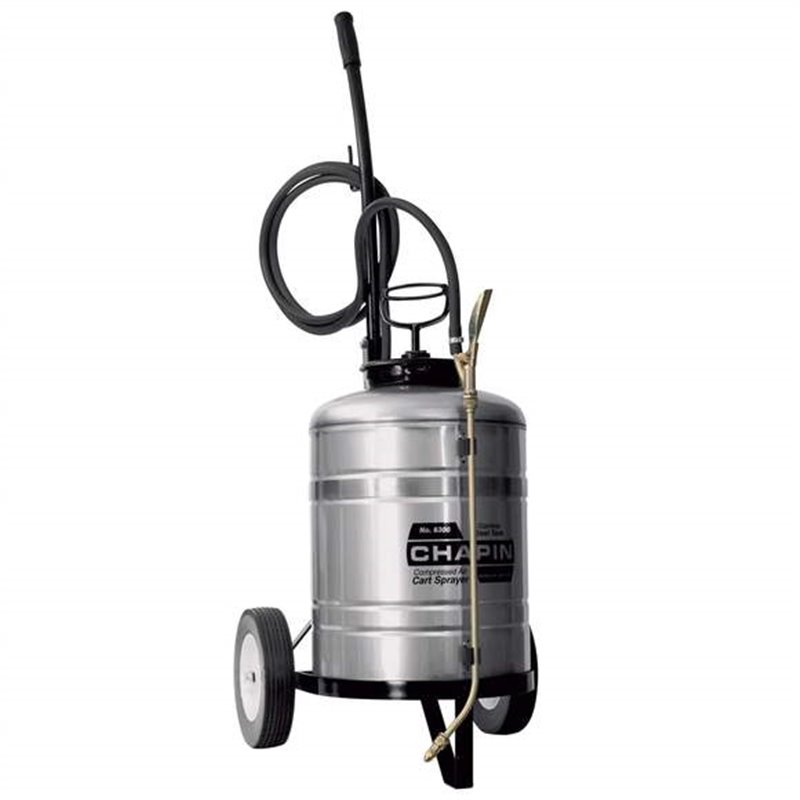 CHAPIN, Stainless Steel Cart Sprayer, 6G, Price Per Each - [Cleaning Supplies Canada Discounts] - 6300 - [DefendUse.com]