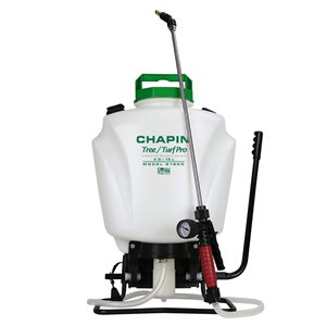 CHAPIN, Backpack Sprayer, Tree/Turf Pro Commercial Steel Wand, 4G, Price Per Each - [Cleaning Supplies Canada Discounts] - 61900