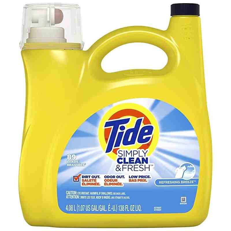 Tide Simply Clean and Fresh Refreshing Breeze Liquid Laundry Detergent - 3.7L - 1