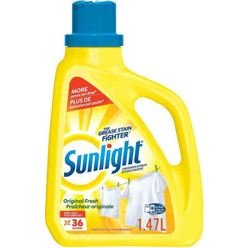 Sunlight Liquid Laundry Detergent, Original Fresh, 32 Loads, 1.47L - 1