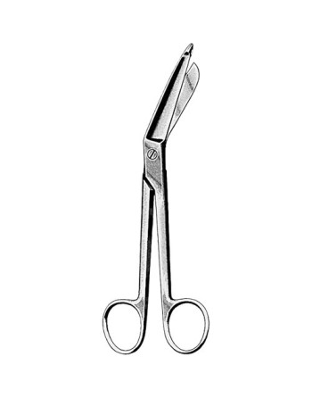 Angled Lister Bandage Scissors,Length: 4-1/2",Medical Device Class: Class 1,Material: Stainless Steel - [Cleaning Supplies Canad