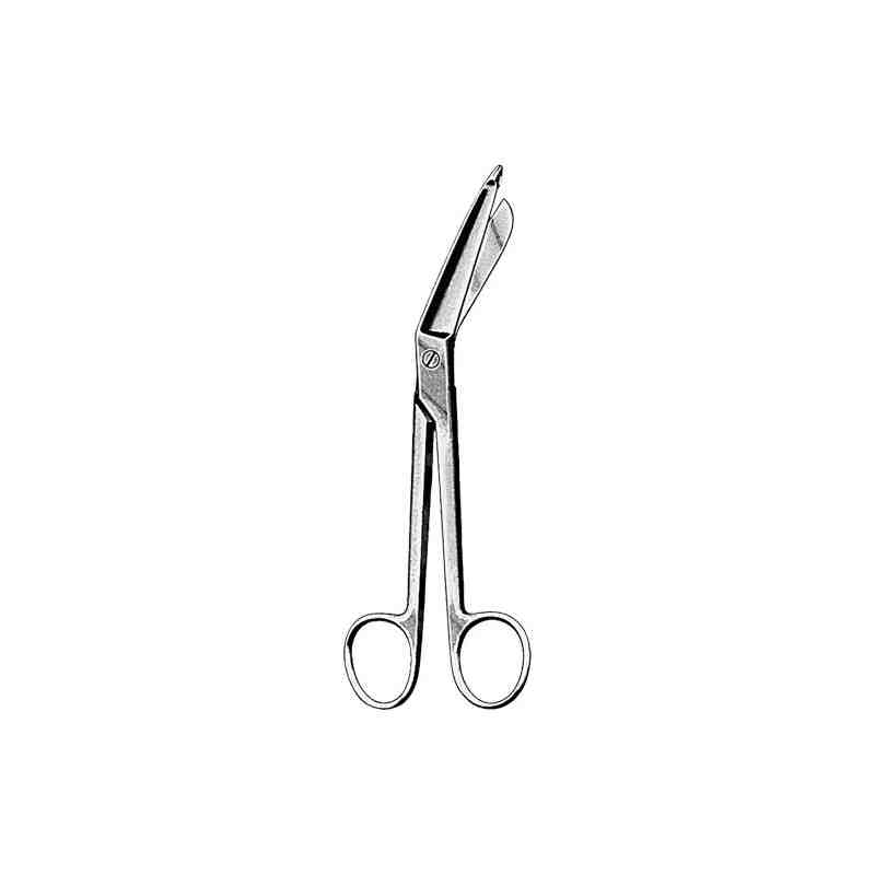 Angled Lister Bandage Scissors,Length: 4-1/2",Medical Device Class: Class 1,Material: Stainless Steel - [Cleaning Supplies Canad