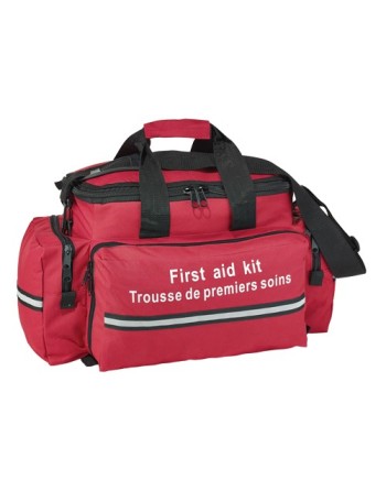 Large Nylon Trauma Bag,Medical Device Class: Class 1,Colour: Red,Dimensions: 19" x 11" x 13" - [Cleaning Supplies Canada Discoun