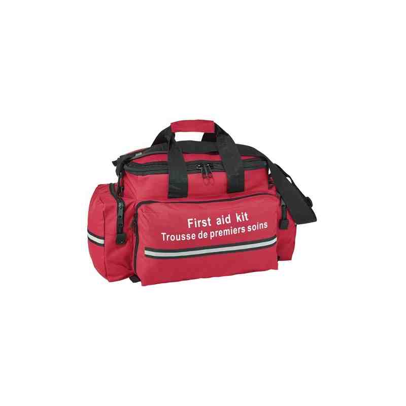 Large Nylon Trauma Bag,Medical Device Class: Class 1,Colour: Red,Dimensions: 19" x 11" x 13" - [Cleaning Supplies Canada Discoun