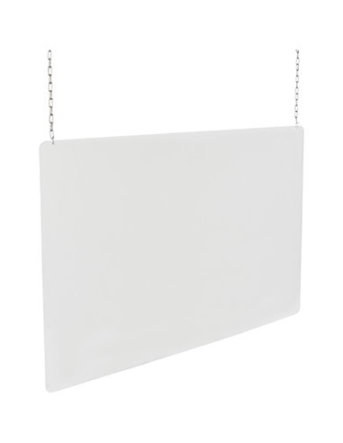 Ceiling Mounted Safety Shield 24" W x 32" H 