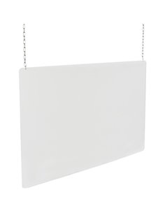 Ceiling Mounted Safety Shield 32"W x 48" H 