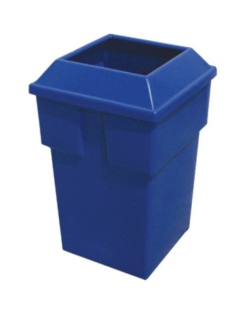 Recycling Containers Bullseye™, Curbside, Plastic, 19 US gal./1 x 73L - [Cleaning Supplies Canada Discounts] - 559B - [DefendUse