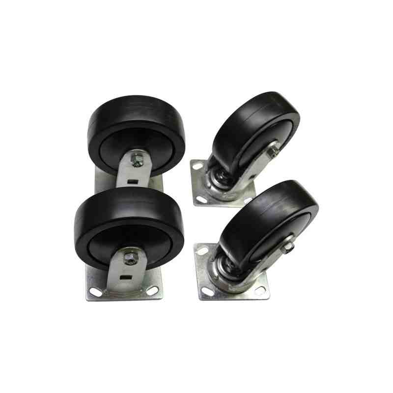 Self Dumping Hopper - Caster Set - [Cleaning Supplies Canada Discounts] - 6"CASTERSET - [DefendUse.com]