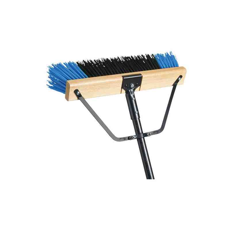 Ryno Push Broom with Braced Handle, 36", Coarse, PVC Bristles - [Cleaning Supplies Canada Discounts] - PB-700-BB36 - [DefendUse.