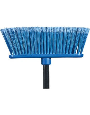 Flat Magnetic Indoor Broom with Handle, 48" Long - [Cleaning Supplies Canada Discounts] - BM-4600-BL - [DefendUse.com]