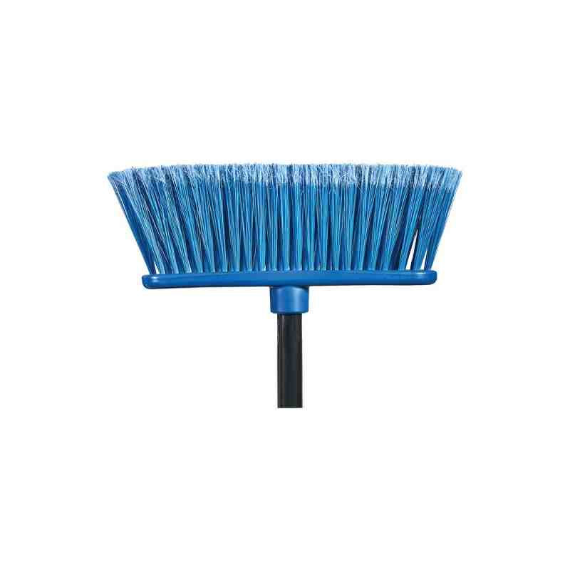 Flat Magnetic Indoor Broom with Handle, 48" Long - [Cleaning Supplies Canada Discounts] - BM-4600-BL - [DefendUse.com]