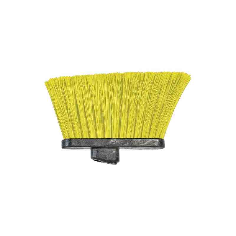 M2 PROFESSIONAL  Large Angled Broom Head with DuoAngle Thread, 9" Long - [DefendUse.com] - BA-8306-YE - Cleaning Brooms