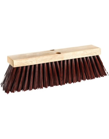 Barn & Street Push Broom, 16", X-Coarse, Polypropylene Bristles - [Cleaning Supplies Canada Discounts] - PB-ST16 - [DefendUse.co