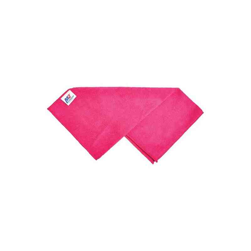 Cleaning Cloth, Microfibre,Colour: Red,/ Pack of 12,Length: 16",Width: 16" - [Cleaning Supplies Canada Discounts] - MC-582-RD - 