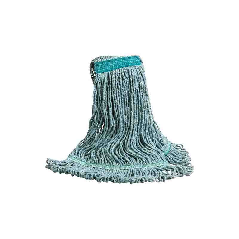 Swinger™ Wet Mop, Polyester/Rayon, Loop Style,Type: General Use,Colour: Green,Head Band Coating: PVC - [Cleaning Supplies Canada