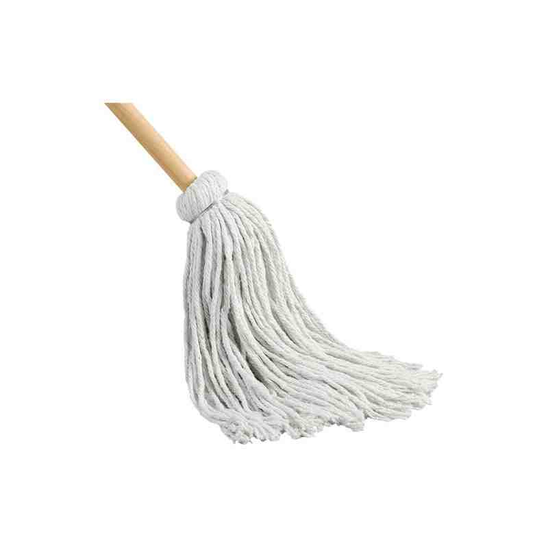 Yacht Mop with Handle, Cotton, 20 oz., Cut Style,Type: General Use,Handle Length: 54",Handle Material: Wood - [Cleaning Supplies