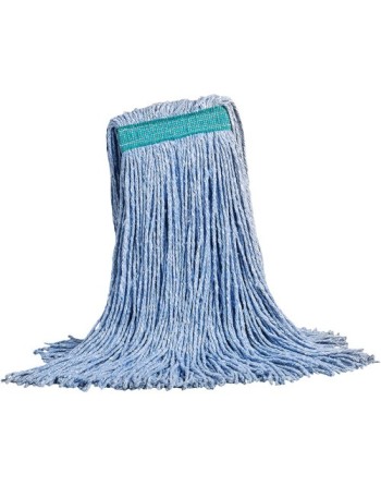 Swinger™ Wet Mop, Polyester/Rayon, 20 oz., Cut Style,Type: General Use,Band Colour: Blue, - [Cleaning Supplies Canada Discounts]