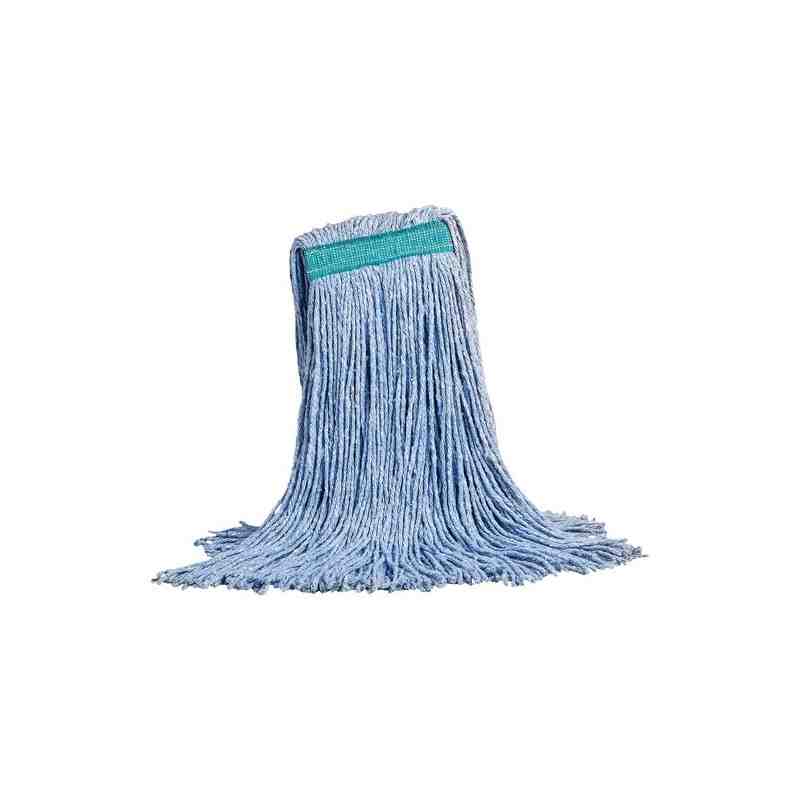 Swinger™ Wet Mop, Polyester/Rayon, 20 oz., Cut Style,Type: General Use,Band Colour: Blue, - [Cleaning Supplies Canada Discounts]