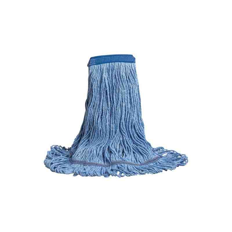 Swinger™ Blend Wet Mop, Polyester/Rayon, 16 oz., Loop Style,Type: General Use,Band Colour: Blue,Band Width: Narrow - [Cleaning S