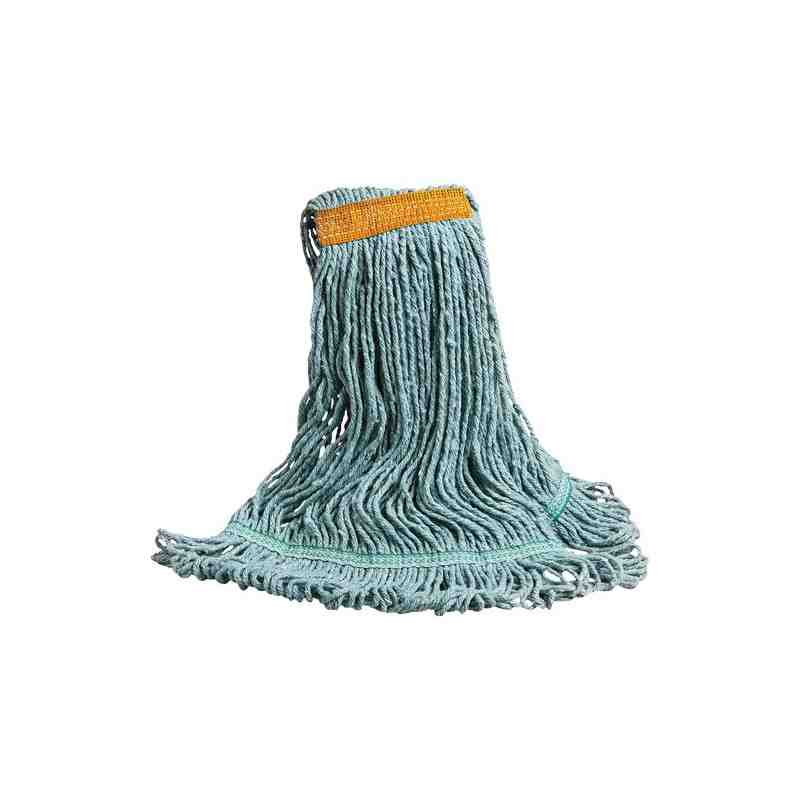 Swinger™ Wet Mop, Polyester/Rayon, Loop Style,Type: General Use,Colour: Green,Band Width: Narrow - [Cleaning Supplies Canada Dis