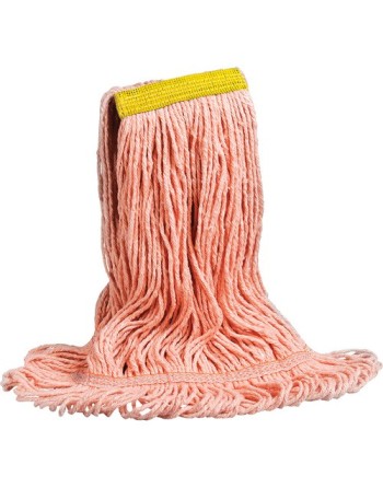 Swinger™ Wet Mop, Polyester/Rayon, Loop Style,Type: General Use,Colour: Orange,Head Band Coating: PVC - [Cleaning Supplies Canad