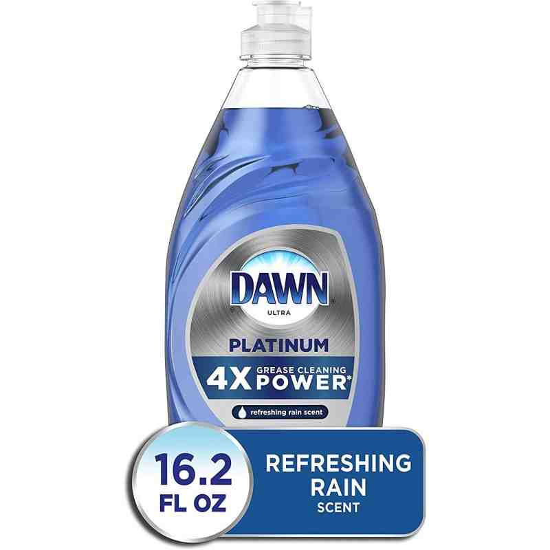 Dawn Platinum Dishwashing Liquid Dish Soap, Refreshing Rain, Case of 10/479ml - 1