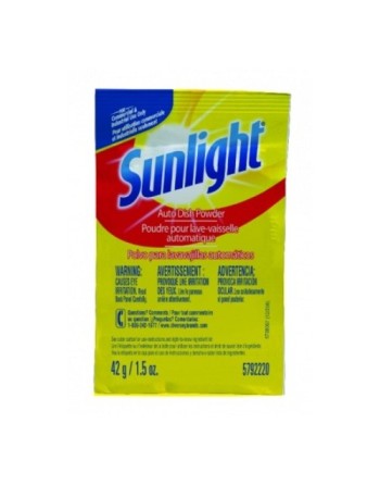 Sunlight® Auto Dish Powder, Hotel Use, Single Packets, Auto Dishwasher Powder, Case of 100 x 1.5 KG Packet - [DefendUse.com] - 5